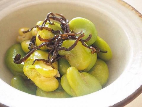 【季節のこころレシピvol.22】そら豆の塩昆布ナムル
